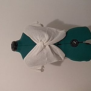 Medium White Knit Activate USA Top